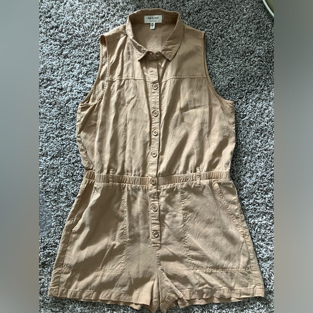 Anthropologie Cloth and Stone Shorts Romper